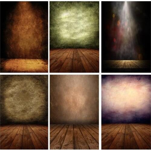 SHENGYONGBAO Vinyl Retro Wood Plank Vintage Baby Portrait Photography Backdrops For Photo Studio Background Props 21415 LFG-04