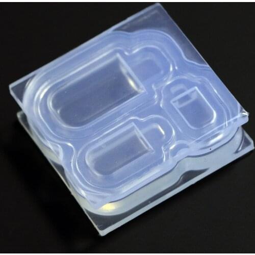 Stereo ice cream mold Full Transparent DIY Decorative Craft Jewelry Making resin molds for jewelry