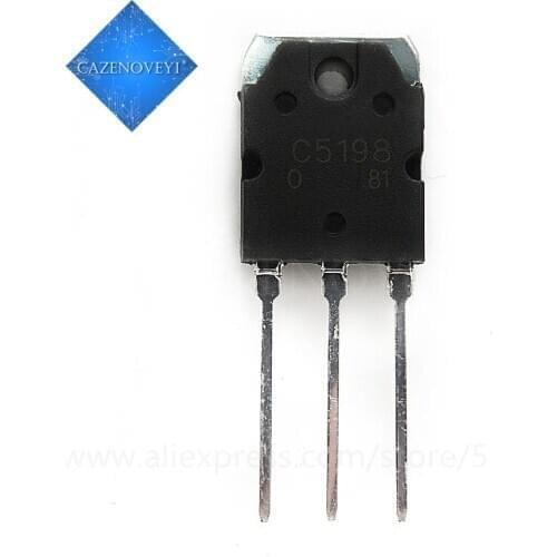 10pcs/lot 2SA1941 2SC5198 5pcs A1941 + 5pcs C5198 TO-3P In Stock