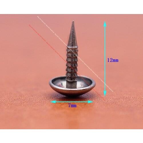 100X Silver Round Head Nail Furniture Fitting Decorative Screw Cusp Fasteners Hardware Carpenter Shoe Nail Rivet Stud