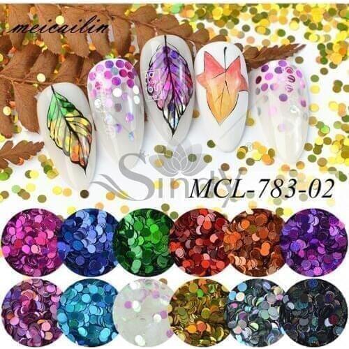 12 Jars/Set Ultrathin Nail Glitter Sequins Mixed Color Star Round Maple Leaf Butterfly DIY Flakes Paillette Nail Art Decorations