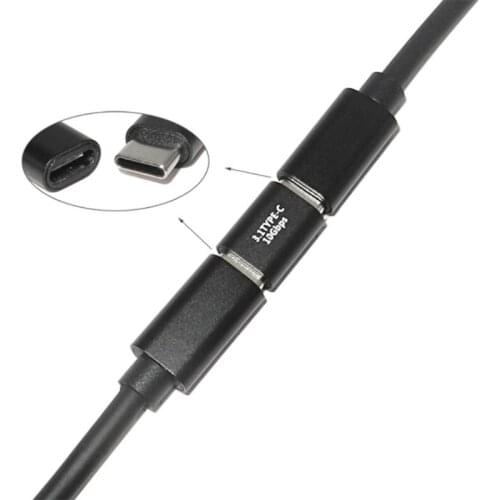 M7DF 2Pcs Commonly Used Type-C to Type-C Adapter Converter Plug for Cellphone Adapter with 100W Charging Port