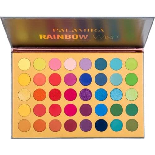 40 Color Matte Eyeshadow Pallete Eye Makeup Waterproof Mineral Powder Shimmer Eye Shadow Make up Palette Colorful Platte