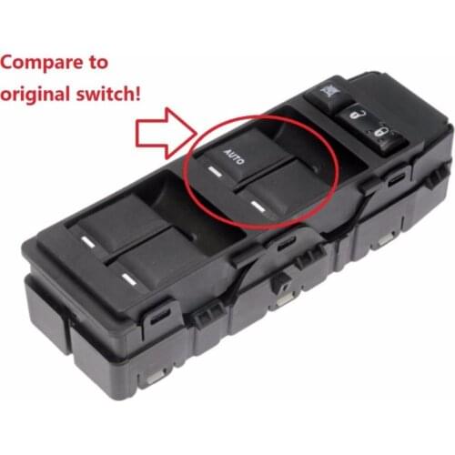 4602780AA New Power Window Master Control Switch Auto Up/Down Only For Chrysler Dodge Jeep 56040691AD, 56040691AB, 56040691AC