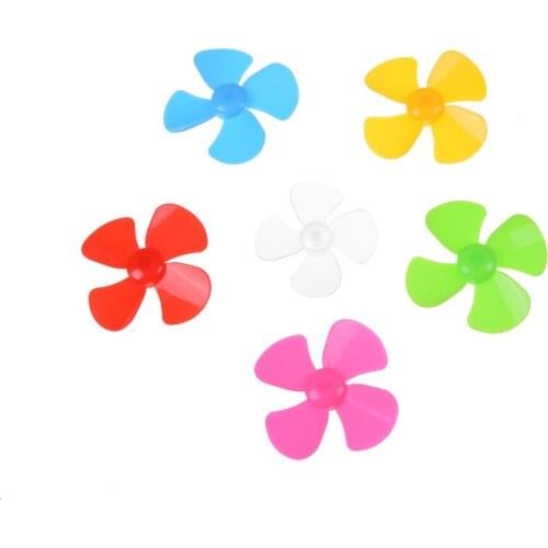6 Pcs/lot High quality ABS Plastic Propeller 4 blade model accessories Bladed propeller Part Accessoreis