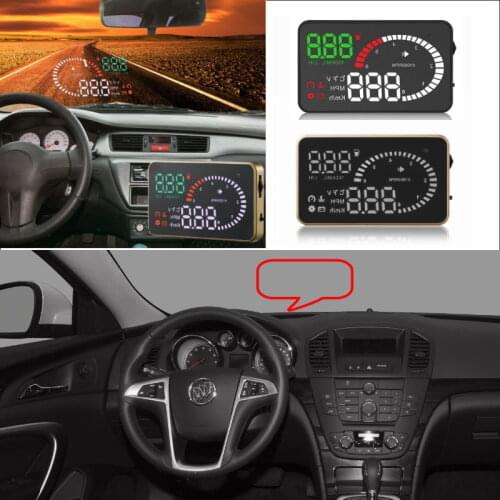Car HUD Head Up Display For Buick Regal/Excelle/Lacrosse/Encore/Emblem AUTO HUD OBD Safe Screen Projector OBD II Connector