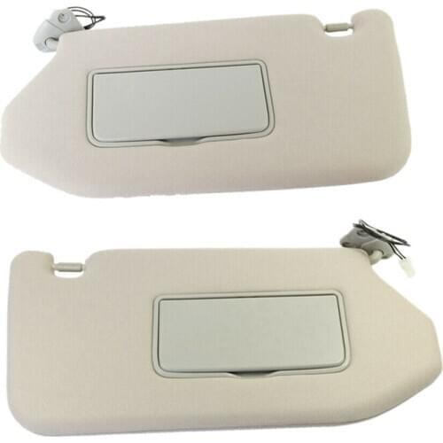 AU04 -Pair Side Sun Visor for Nissan Pathfinder 2013-2018 Infiniti QX60 JX35 2014-2017 with Sunroof 96401-9PB0A 96400-9PB0A