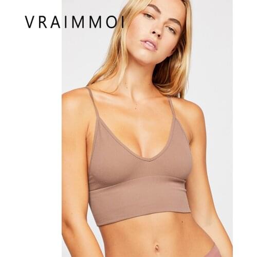 Low Back Bras For Women Comfortable Seamless Tank Top U Type No Pad Unlined Lingerie Strap Adjustable Sexy Backless Bralette