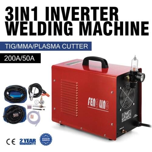 CT520D 3in1 Welding Machine Digital TIG/MMA/Plasma Cutter Welder