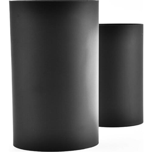 M68E Kitchen Utensil Holder Black Plastic Cylinder Storage Tableware Drying Canister Cutlery Organizer Tools