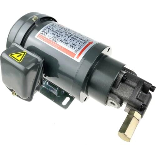 Electric trochoid pump gerotor lubrication oil lubricator gear circulation oiler 380V 200W for circulating lubrication