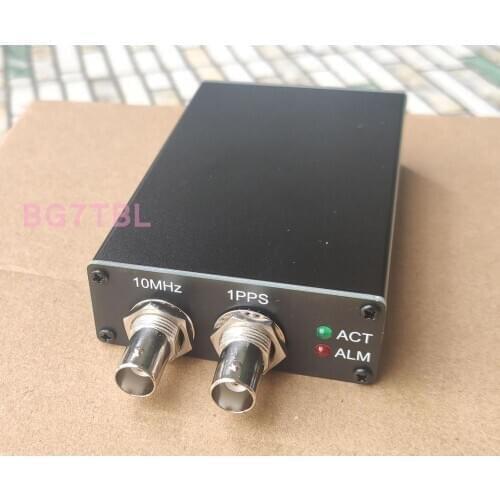 By Bg7tbl E-GPSDO GPS tame DISCiPLINED clock GPS Receiver 10M Sine Wave GPSDO + 5m Antenna + power supply