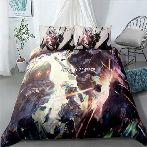 Boys Bedroom Decoration Game Series Patterns Home Textile Bedding Set Deluxe Full Size Fashion Down Bedding Cover Pillowcase