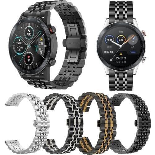 Metal Wrist Strap For HONOR Magic Watch 2 46mm 42mm Stainless Steel Band Bracelet Watchband for HONOR MagicWatch 2 WristBand