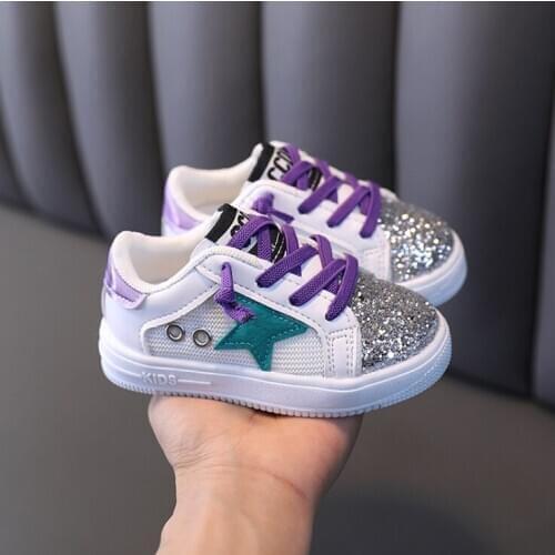 Spring Boys Girls Fashion Sneakers Baby/Toddler/Little Kids Leather Trainers Children School Sport Shoes Soft Running Shoes