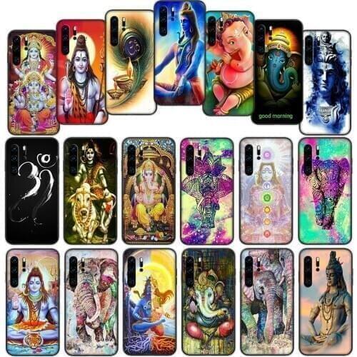 Ganesha Lord Shiva Elephant Soft Cover Case for Huawei P40 P30 P20 P10 Lite Pro Nova 5t