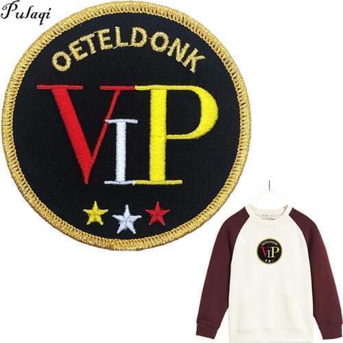 Pulaqi Frogs Carnival For Netherland VIP Iron On Patches Oeteldonk Embleem Full Embroidered Patches For Clothes Stripes Applique