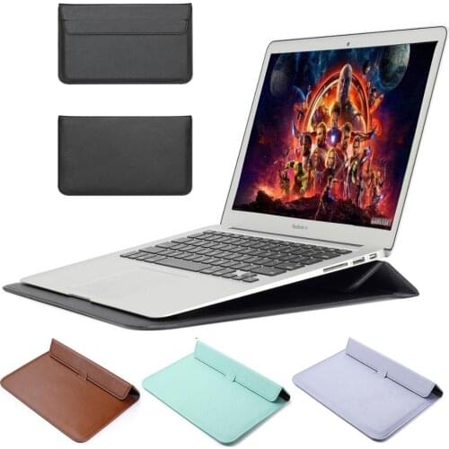 New Laptop Bag For Macbook M1 Chip 2020 Pro A2338 A2251 A2179 for Air Pro Retina 11 12 13 15 16 inch Notebook PU Laptop Sleeve