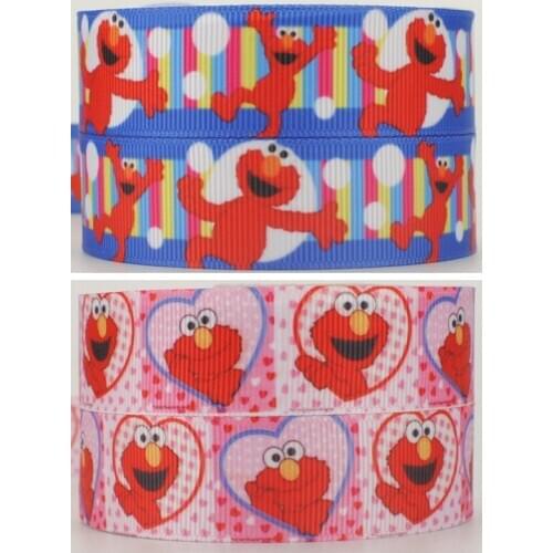 NEW arrivals 50 yards lively cartoon ribbon printed grosgrain ribbons DIY free shipping 01