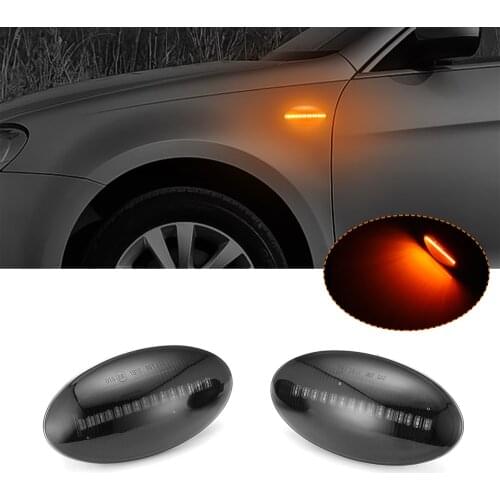New LED Dynamic Turn Signal Indicator Light For Suzuki Swift Alto SX4 Jimmy Vitara 2Pcs Side Marker Blinker Lamp Car Light 2021