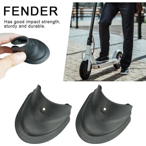 For Xiaomi M365 Scooter Front Rear Fender Electric Scooter Warning Light Fenders Rear Brake Pads Rubber Parts Vibration Shining