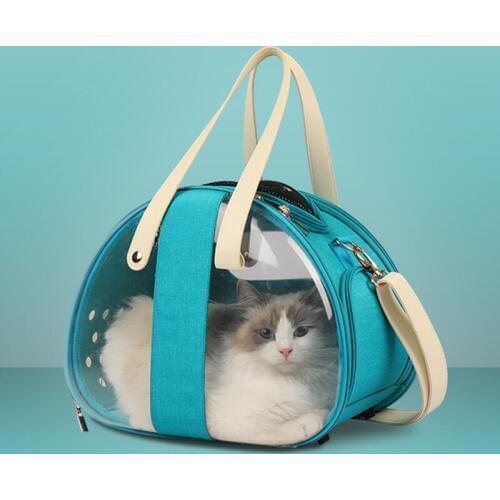 Transparent Pet Carrier Bag Breathable Portable Dog Cat Outdoor Travel Carrier Backpack For Small Dogs Puppy Zipper Cat Backpack