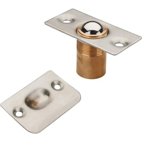 Adjustable Roller Ball Door Spring Catch Lock Internal Latch Stainless Steel