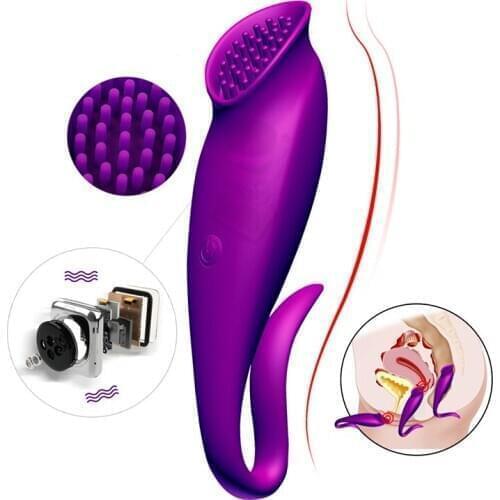 Sex Toys G-spot Clitoris Stimulator Tongue Vibrator Vulva Pussy Oral Licking Nipple Sucker Clit Vibrator Masturbator for Women