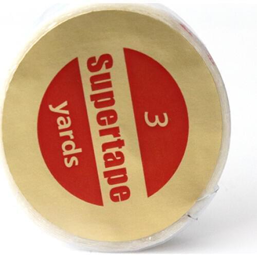 3 Yards Super Tape 1/4"x 3 Yard 1/2/5 Roll Tape ~Hair Extensions,Adhesive On White Lined Core. 1pcs