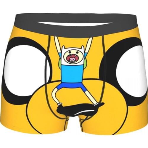 BMO Adventure Time Finn Jake TV Underpants Breathbale Panties Male Underwear Sexy Shorts Boxer Briefs