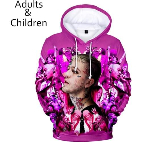 Suitable 3D Hoodies lil peep Sweatshirts Men Women New Autumn Harajuku Kids Hooded 3D print lil peep Hoodie Boys Girls Pullovers