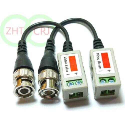 10pairs (20pcs) CCTV BNC pigtail video balun via CAT5e cable Selling