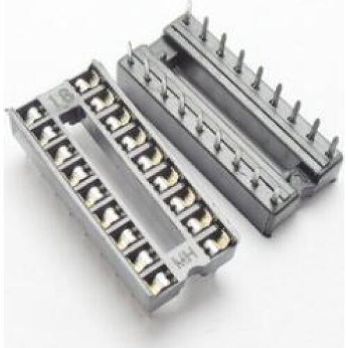 10pcs/lot IC socket base 18P IC chip DIP18 pin socket 18P seat