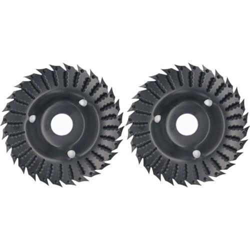 2Pcs Angle Grinder Grinding Disc Wood Grinding Wheel Abrasive Disc Woodworking Wood Shaping Disc Wood Grinding