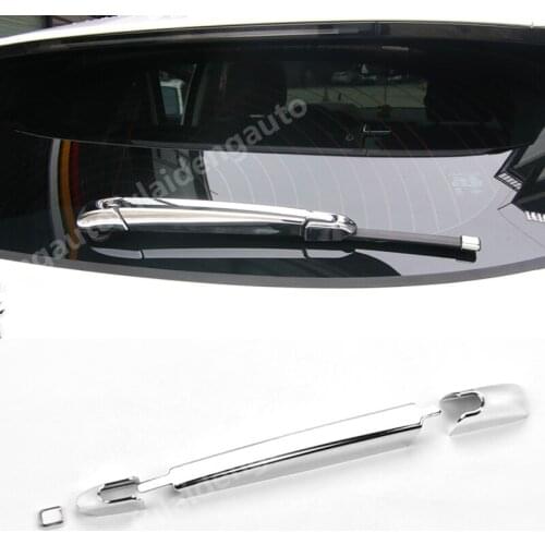 4pcs For Jaguar E-PACE 2018-2019 ABS Chrome Rear Window rain Wiper blade cover Trim Car Accessories
