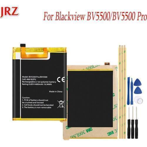 4400mAh For Blackview BV5500 Battery Batterij Mobile Phone High Quality Batteria Batterie For Blackview BV5500 Pro AUCC+tools