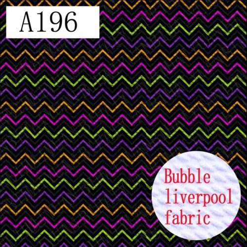 50cm*145cm 4 Way Stretch Spandex Knit Halloween Printed Bullet Texture Liverpool Fabric For Baby Head Wrap A196