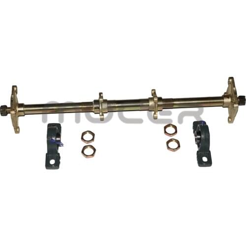 610mm rear axle with sprocket and hub mount for 50cc-125cc go-kart ATV four-wheel off-road vehicle modification parts