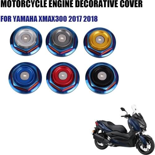 For Yamaha XMAX300 xmax 300 X Max X-MAX 300 2017 2018 Motorcycle Scooter Accessories Engine Main Shaft Decoration Small Cover