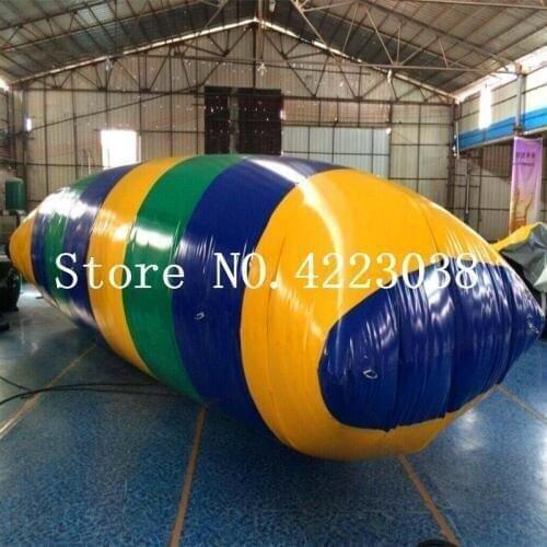Free Shipping 5m*2m Inflatable Blob Jumping Water Air Bag Water Catapult Blob Inflatable Water Jumping Pillow For Sale