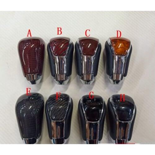 For NOAH VOXY 70 80 series Decorative Carbon Fiber Leather Gear Shift Knob