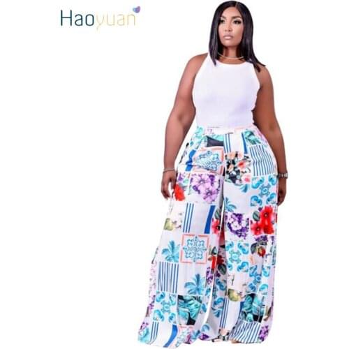 HAOYUAN Women's Wide Trousers