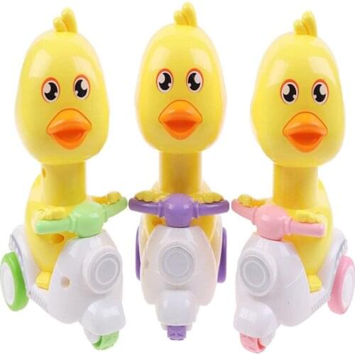 Pull Back Toys Kids Cute Cartoon Inertia Toy Children Gift Yellow Duck Motorcycle Clockwork Pull Back Toys For Boys Girls