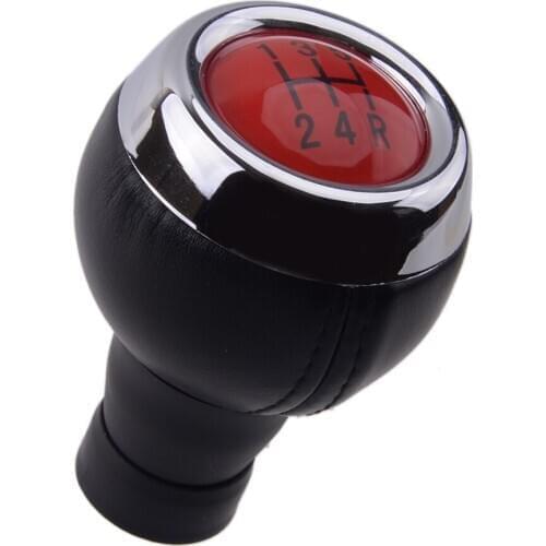 Red Top Manual 5 Speed Gear Shift Knob Shifter Head Cap Car Fit For Mini Cooper R55 R56 R57 R58 R59 R60 R61
