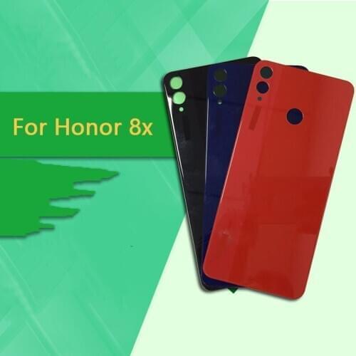 For Honor 8X Battery Cover Glass Rear Door Housing Case For Huawei Honor 8X Back Cover JSN-L21 L22 L23 L42 LX1 AL00