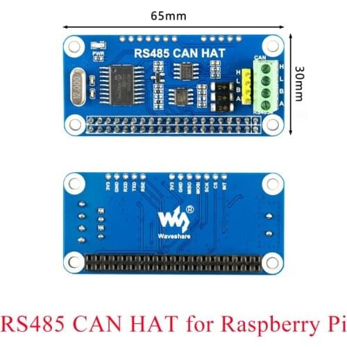 RS485 CAN HAT for Raspberry Pi, Allows Stable Long-distance Communication