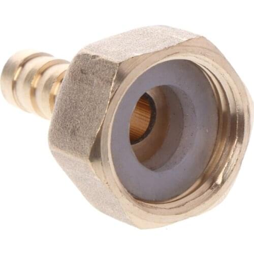 Brass Male/Female Thread 1/2" BSP to 8mm Barb Hose Coupler Connector Pagoda Joint