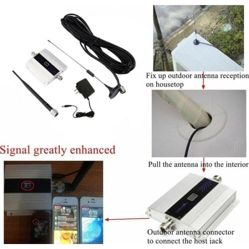 Newest Cell Phone Signal Repeater Booster Amplifier Universal 3/4G GSM 900Mhz Yagi Antenna Kit Signal Boosters Accessories