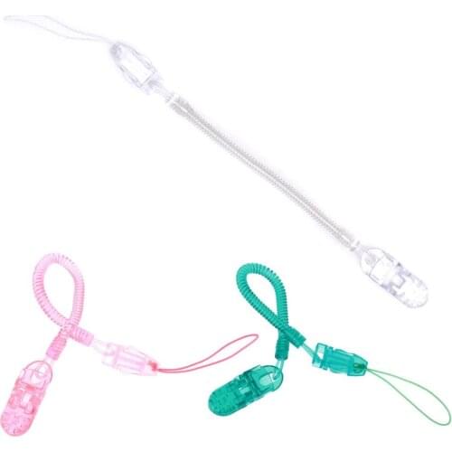 Baby Kids Boy Girl Chain Clip Holders Dummy Pacifier Soother Nipple Leash Strap