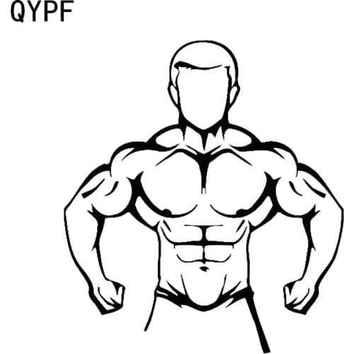 QYPF 13.3*15CM Beautiful Fitness Decoration Car Sticker High Quality Motorcycle Vinyl Graphic C16-0332